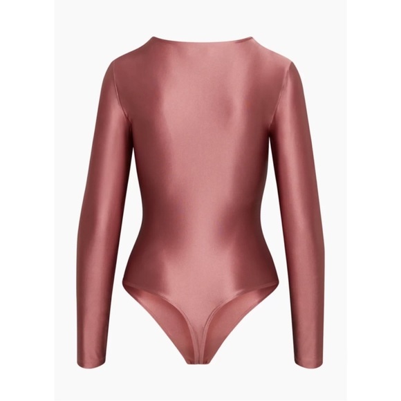 Babaton Satinette Crew Longsleeve Bodysuit - Picture 2 of 2